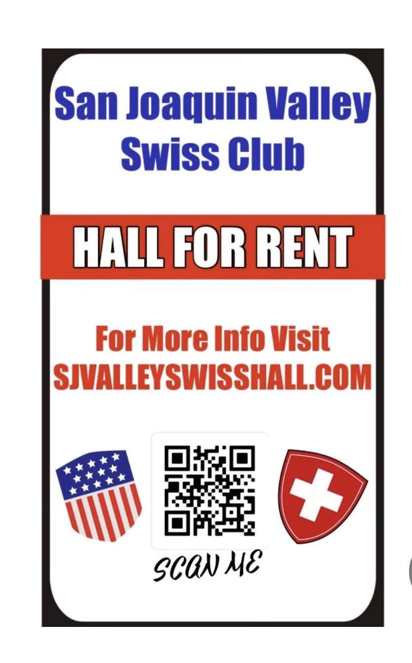 The entrance to the Swiss Club hall
